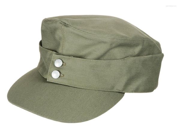 Boinas REPRO WWII GERMAN ARMY EM SUMMER PANZER 1943 M43 FIELD COTTON GORRA EN TALLAS Militar