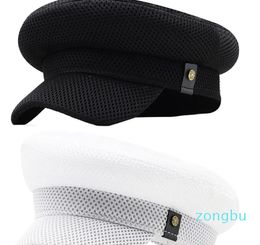 Baretten Rollenspel SboyHat Mesh Hoeden Mode Achthoekige Hoed Voor Tieners Meisje Jongens Cabbie Vrouwen Kostuum Accessoires