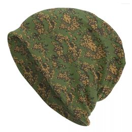 Boinas Ruso Woodland Camuflaje Bonnet Sombreros Vintage Ski Ejército Militar Camo Skullies Gorros Sombrero Hombres Mujeres Térmica Elástica Cap