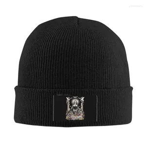 Boinas Santa Muerte Beanie Cap Unisex Invierno Cálido Bonnet Homme Sombreros de punto Ski Lady Of Holy Death Mexican Skull Skullies Gorros