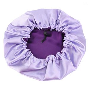 Bérets Satin Bonnet de sommeil chapeau de nuit femme chimiothérapie casquette de chimiothérapie