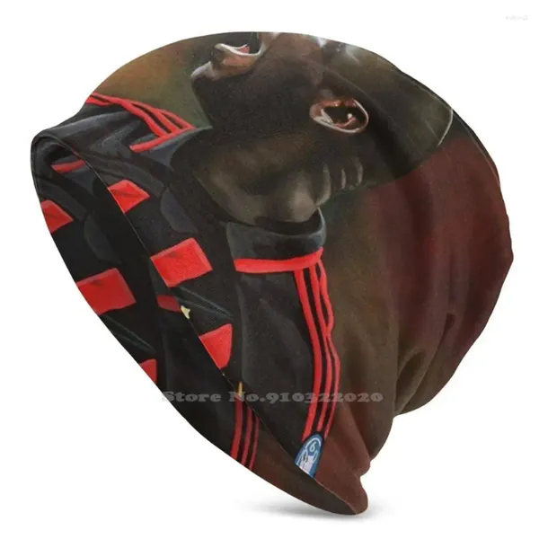 Bérets Seedorf peinture tricoté bonnet chapeau sport couverture casquette néerlandais footballeur professionnel joueur de football