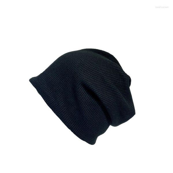 Bérets solides filles femmes Y2K Beanie automne/hiver doux chaud tricot chapeau SkullCap Gorro Ski casquette Sports de plein air loisirs Bonnets