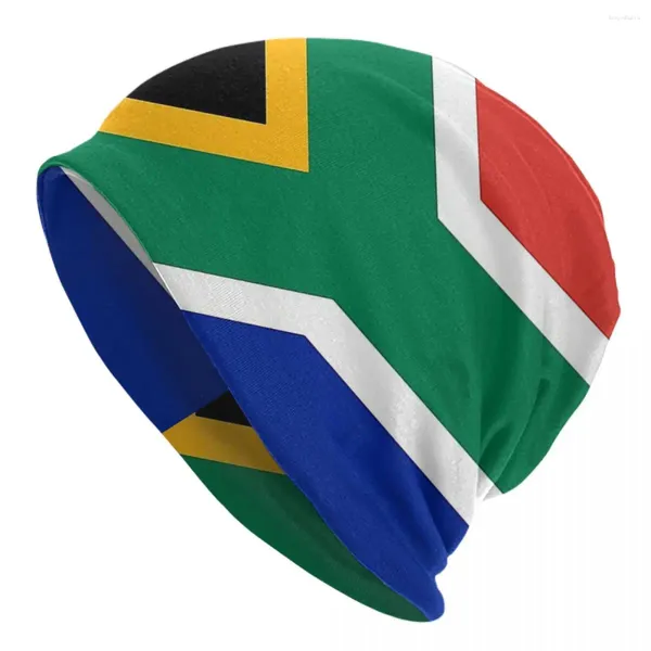Bérets Drapeau de l'Afrique du Sud 1 Bonnet unisexe pour hommes et femmes en plein air
