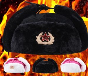 Berets Badge soviétique Chapeaux chauds hiver