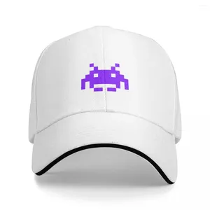 Bérets Space Invaders Casquettes de baseball Snapback Chapeaux de mode respirant décontracté en plein air pour hommes et femmes polychromatiques