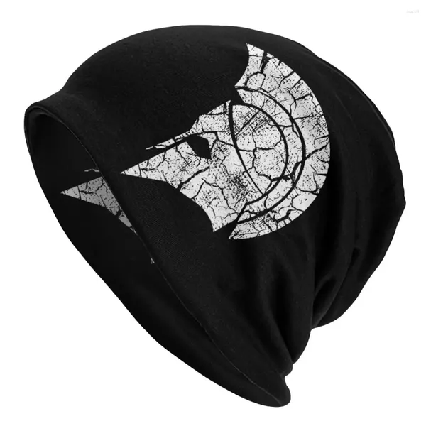 Boinas Spartan Spartacus Bonnet Sombreros Roma Luchador romano Sombrero de punto Hip Hop Otoño Invierno Skullies al aire libre Gorros Gorro cálido unisex