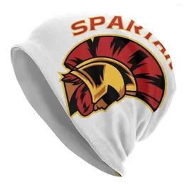 Bérets Spartan Strong Warrior Skullies Bons de gabares chauds d'automne d'hiver CAP extérieur de capuche en tricot caps pour hommes femmes adultes