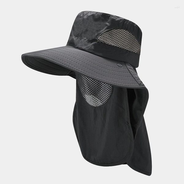 Bérets printemps et été Anti moustique thé cueillette respirant séchage rapide casquette hommes femmes Jungle Sports soins du visage alpiniste