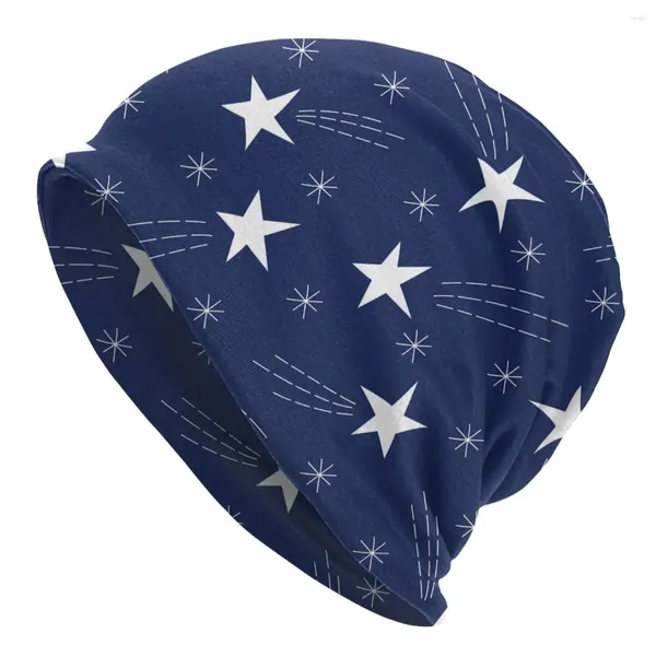Bérets Star Bonnet Hats Knit Hat Cool Ski Stars Flying Stars Skullies Bons de boucles à double usage d'été pour femmes pour hommes
