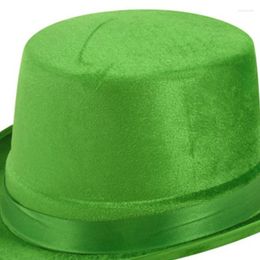 Berets Stpatricks Day Decorative Top Hat Coucheurs verts Festival Festival Festival