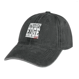 Bérets Straight Edge Selon Citation pour le style de vie de l'Edger xxx Cowboy Hat anniversaire golf porter des chapeaux femmes hommes