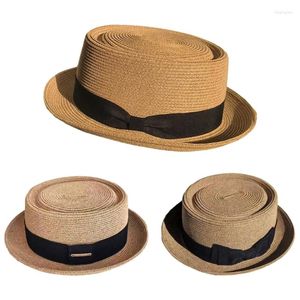 Berets Straw Fedora Hat Beach Panama Boater British Dropship