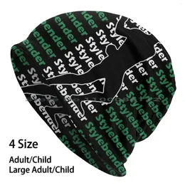 Berets StyleBender Flag Beanies Gebreide hoed Israël Adesanya -stijl Bender kapotnatief gebroken inheemse mixed martial arts gevechten