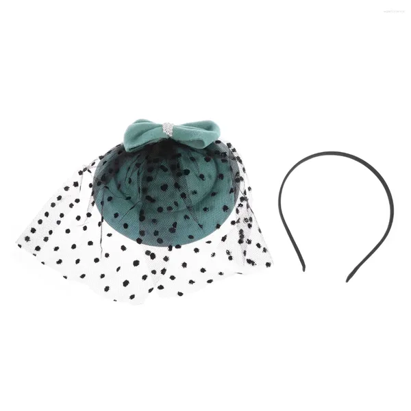 Bérets style pinces à cheveux maille les fleurs fille épingle chapeau épingles accessoires mariée Homburg mariée