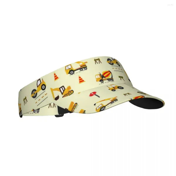 Bérets été Air chapeau de soleil mignon machines de Construction voiture visière Protection UV sport Tennis Golf course casquette de Protection solaire