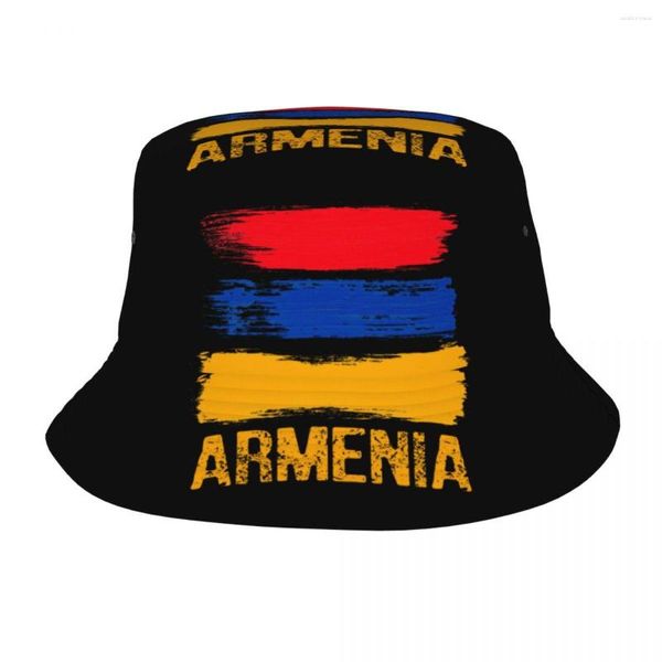 Bérets été plage vacances escapade couvre-chef drapeau arménien accessoires Bob chapeaux élégant unisexe chapeau de soleil Ispoti casquette pliable pêche