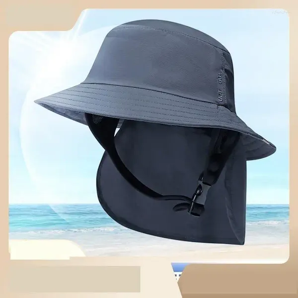 Bérets Chapeau d'été pour hommes en plein air, bassin respirant, bord de mer, Surf, pêcheur, alpinisme avec Protection