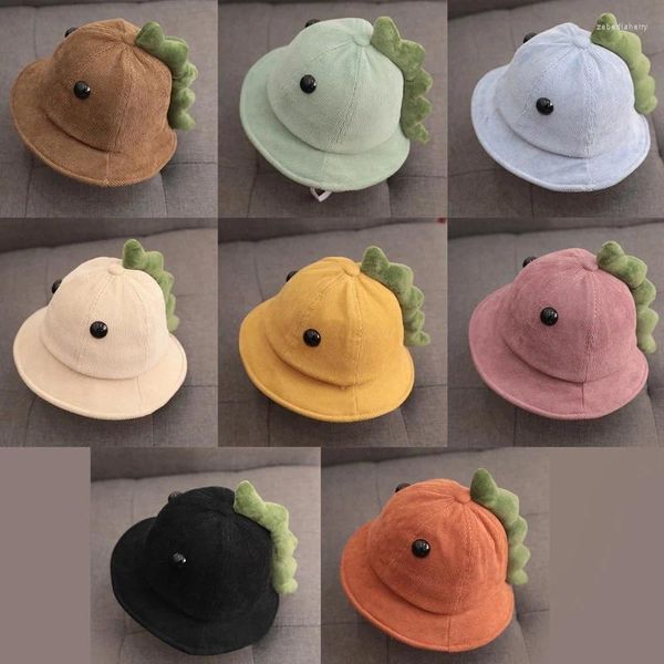 Bérets d'été coréen mignon dessin animé bébé chapeaux de seau enfants protection solaire en plein air casquettes de pêcheur turban pour garçons filles enfants