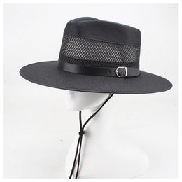 Boinas verano hombres sombreros de sol Panamá sombrero para mujer hombre playa paja montar protección UV gorra Chapeau Femme 2023