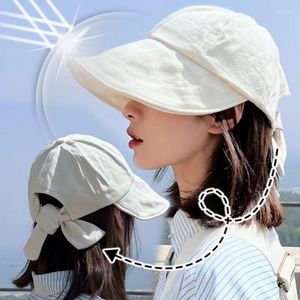 Bérets d'été Coton Soft Cotton Bucket Bucket For Women Girl Outdoor Sun Hats Place Fisherman Caps ajusté Panama Pliable Cap