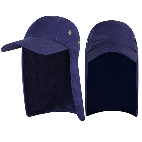 Boinas, sombrero de pesca Unisex de verano, gorra con visera para exteriores, protección UPF 50 con tapa extraíble para el cuello y la oreja para senderismo