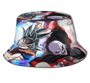 Bérets Super UV Protection Polable Bucket Hats Femmes Men DBZ DB DBS GOKU JIREN Songoku Manga Animats Z Superbroly Broly Jirenvsg7242452