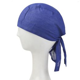 Berets tan hoeden dames opvouwbare handgemaakte soild print katoen chemotherapie haarverlies caps slouchy hoed stijl 6