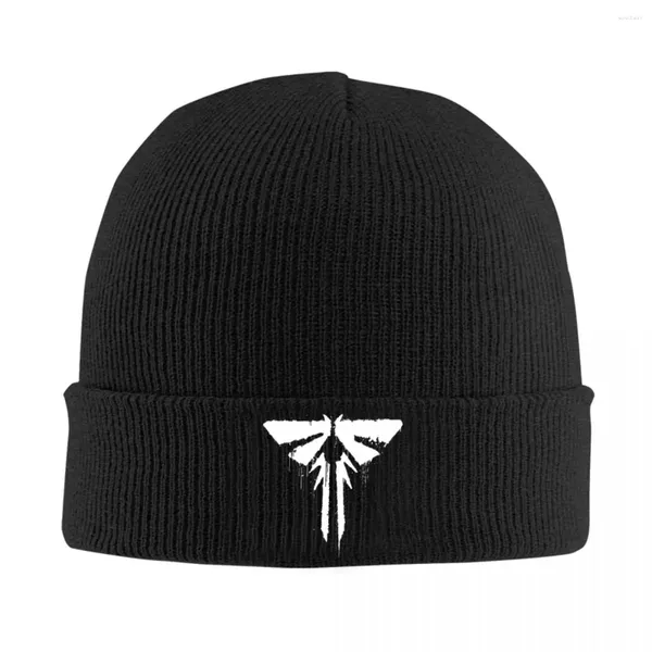 Bérets The Last Of Us Firefly Knit Hat Beanie Automne Hiver Chapeaux Chaud Hip Hop TLOU Game Caps Pour Hommes Femmes