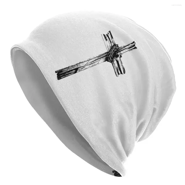 Boinas Los viejos sombreros resistentes Cristianismo Sombrero de punto Gimnasio Térmico Elástico Femenino Gorras masculinas Diseño Lindo Bonnet Regalo