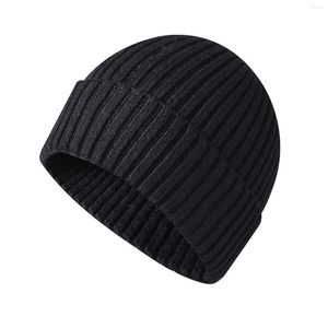 Bérets épais chapeaux tricotés pour femmes hommes hiver oreillettes casquettes femme coupe-vent chaud casquette de neige mâle extérieur thermique Skullies bonnets