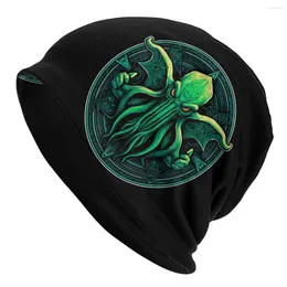 Bérets Bonnet Mince Chapeaux Cthulhu Grands Anciens Hommes Femmes Casquette Aile Conception Skullies Bonnets Casquettes