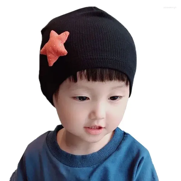 Bérets mince une couche bébé coton casquette monocouche tricot chapeaux garçons filles unisexe couleur bonbon chapeaux pour enfants enfants casquettes