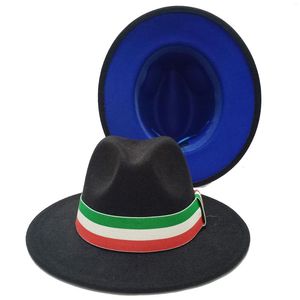 Berets Three Color Bind Fedoras Two-Tone Jazz Hats voor vrouwen en mannen Cap Panama Vantage Bowler Hat Wholesale 2022