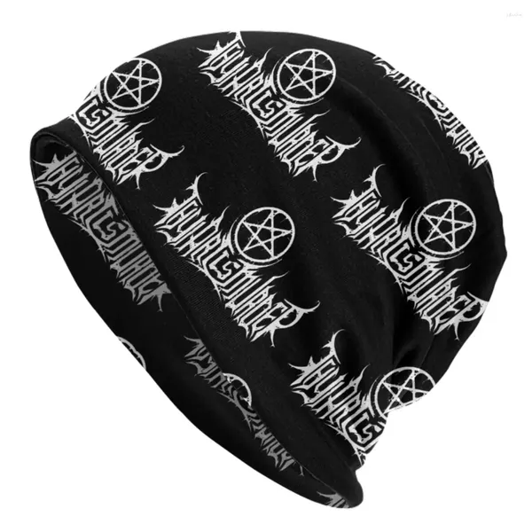 Bérets Thy Art Is Murder Logo Bonnets Vintage Deathcore Band Skullies Casquettes Hommes Rétro Chaud Multifonction Bonnet Tricot Chapeau