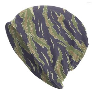 Baretten Tijgerstreep Camo Leger Camouflage Skullies Mutsen Hoed Herfst Winter Mannen Vrouwen Cap Volwassen Warm Hoofd Wrap Motorkap Gebreid