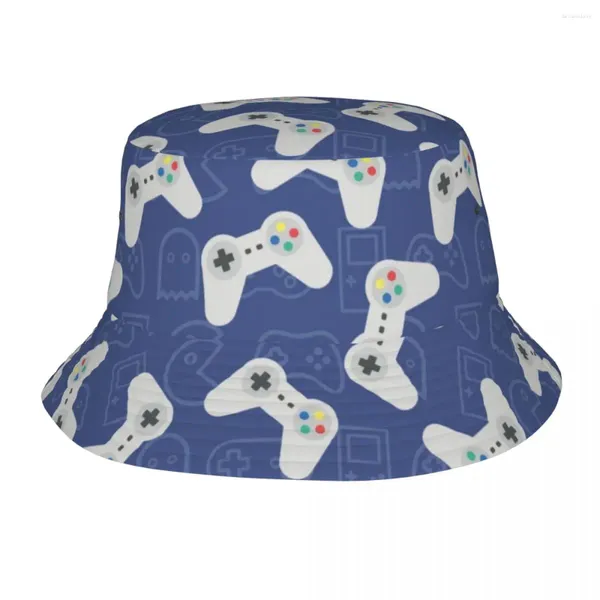 Boinas para ser un jugador, sombrero de cubo para Unisex, controlador de juego de vocación de verano, gorras de pesca al aire libre de estilo flexible, gorra Ispoti