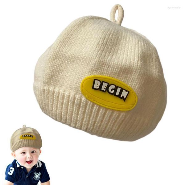 Bérets Toddler Winter Hat Warm Infant Children Knit Beanie Knit Caps For Girls Boys