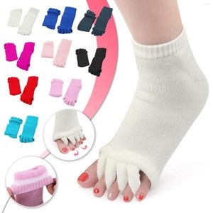 Beretten Toereess Non Skid Sticky Grip Yoga Socks for Women Correction Professional Dance Sock Thumb Valgus