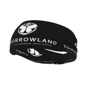 Bérets Tomorrowland Sport Bandeaux pour femmes Hommes Élastique Évacuation de l'humidité Belge Electronic Dance Music Festival Exercice Sweatbands