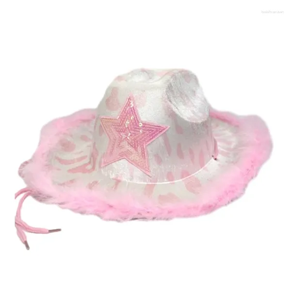 Bérets chapeau haut-de-forme pour mascarade fête femmes Cosplay Cowboy carnaval accessoires accessoires anniversaire
