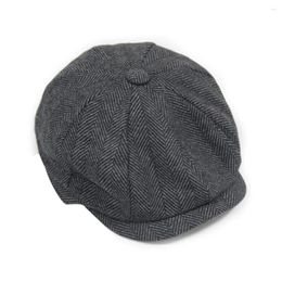 Bérets chapeau tendance casquette Sboy à chevrons chapeaux de mode béret casquettes pour hommes