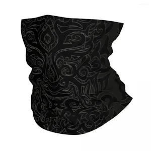 Berets Tribal Maori Warrior Tattoo Bandana Winter Neck Warmer Women Winddichte wrap Face sjaal voor ski Zeeland Trotse Gaiter hoofdband