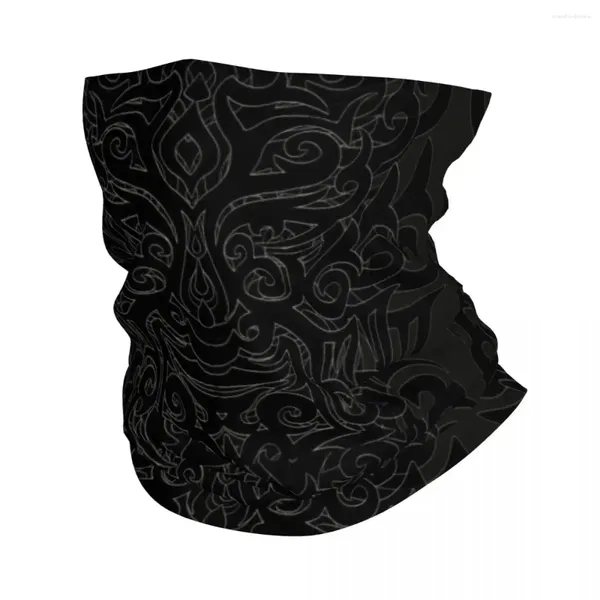 Bérets Tribal Maori Warrior Tatouage Bandana Hiver Cou Chaud Femmes Coupe-Vent Wrap Visage Écharpe Pour Ski Zélande Fier Gaiter Bandeau