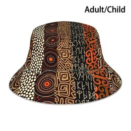 Baretten Tribal Patroon Emmer Hoed Zonnekap Etnische Stijl Grunge Afro Afrikaanse Boho