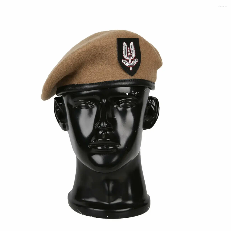 Boinas Reino Unido Recriação de chapéu de boina de lã militar britânica