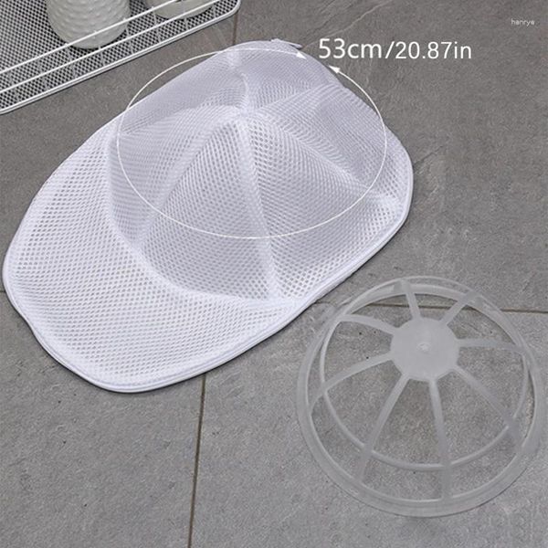 Bérets Unisexe Baseball Cap Mesh Anti-Deformation Nettoyer Protector Cover For Laundry Machine CHAPLE SAG SOGLAGE DE Rangement avec grille en plastique