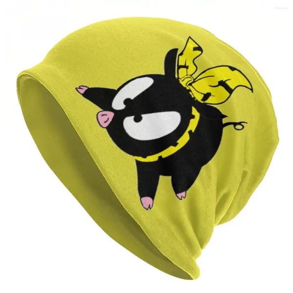 Bérets unisexe Original HQ Pig de Ranma p-chan Slouchy Beanie chapeau Merch arrivée Kawaii double usage Bonnet tricoté