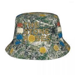 Berets unisex de stenen rozen emmer hoed tot ziens slecht draagbare visser hoeden zomer mode vissen caps hawaii grafische zon