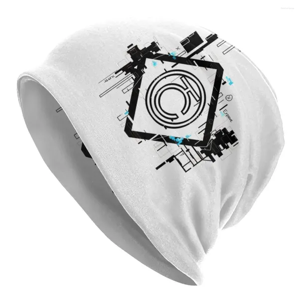 Boinas Gorro de invierno unisex Gorros de punto para mujer Japón Techwear Explorer Gorro Gorro Esquí al aire libre Tokio Techno Street Wear Estilo Gorros Gorros